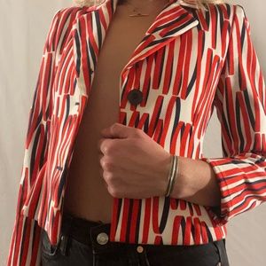 Bill Blass cropped blazer